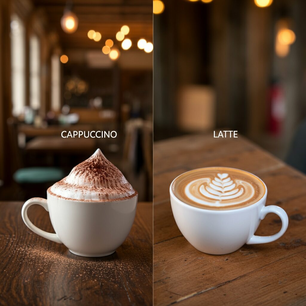 Cappuccino vs. Latte