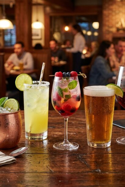 Red Lobster Drink Menu