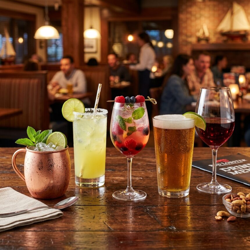 Red Lobster Drink Menu