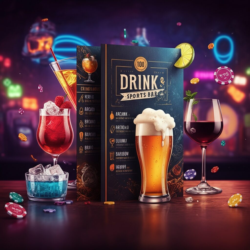 dave and busters drink menu