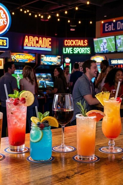 Dave & Buster’s Drink Menu