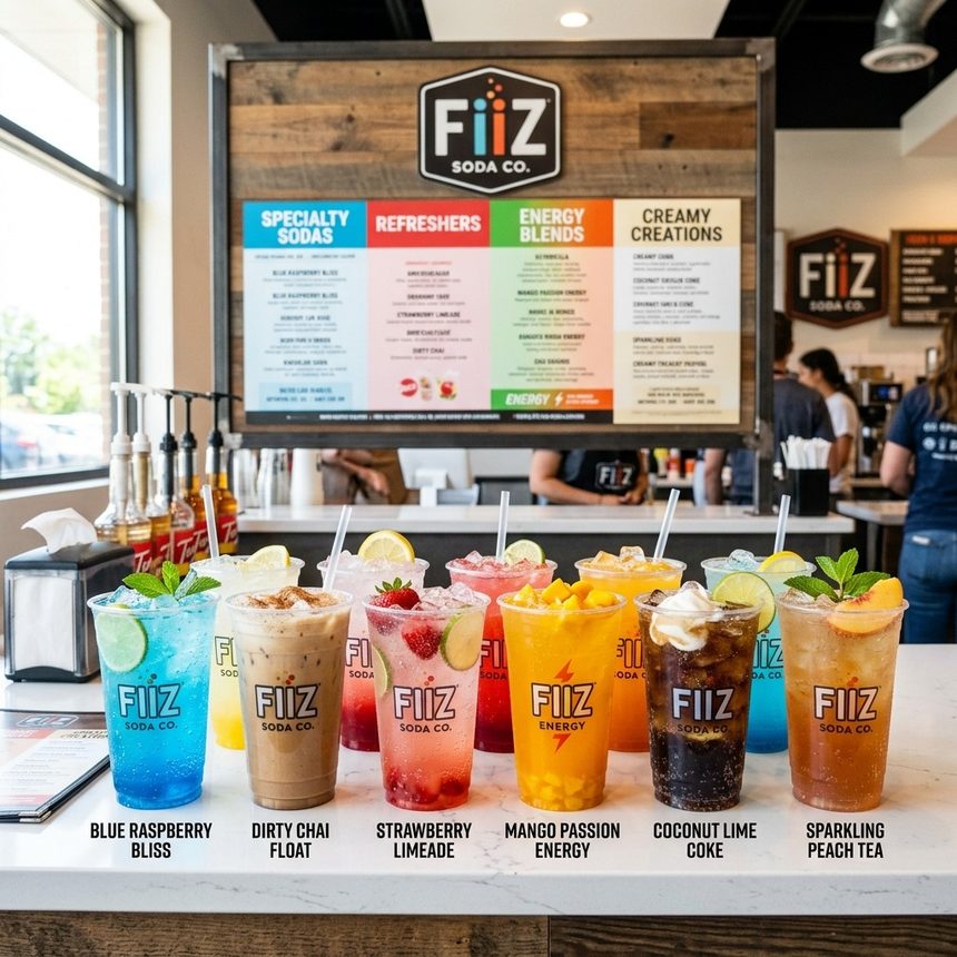 FiiZ Drinks Menu