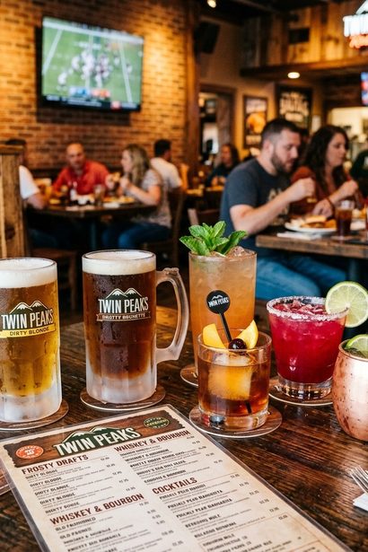Twin Peaks Drink Menu