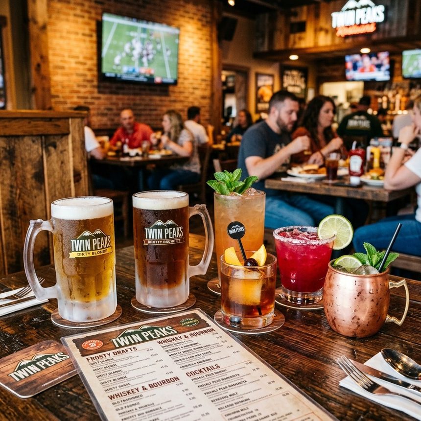 Twin Peaks Drink Menu