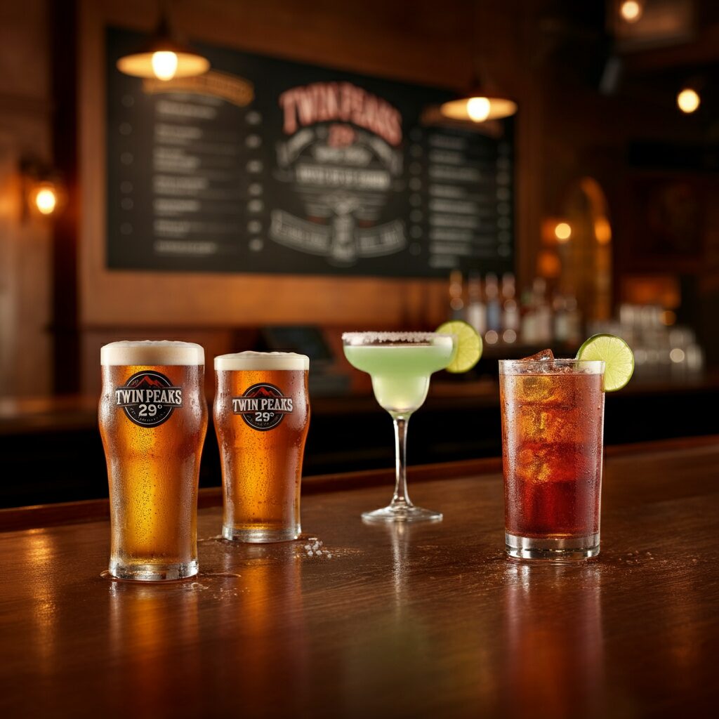twin peaks drink menu