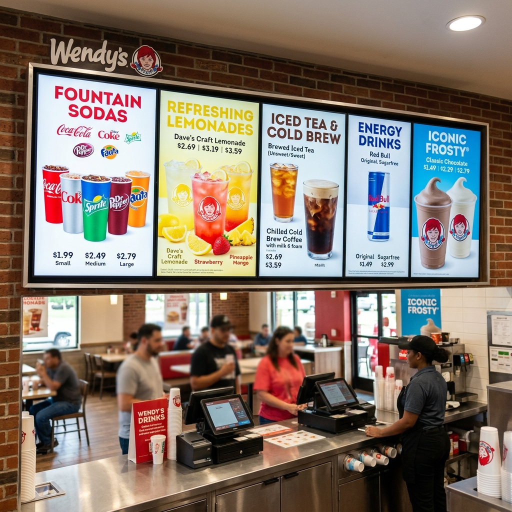 Wendy’s drinks menu