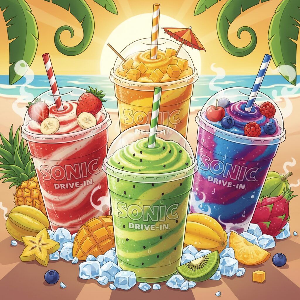 Sonic Slush Flavors