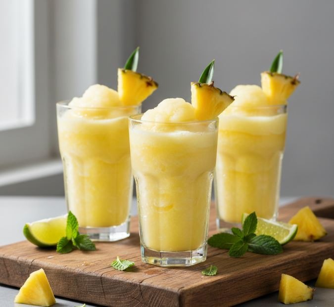Homemade Pineapple Slush