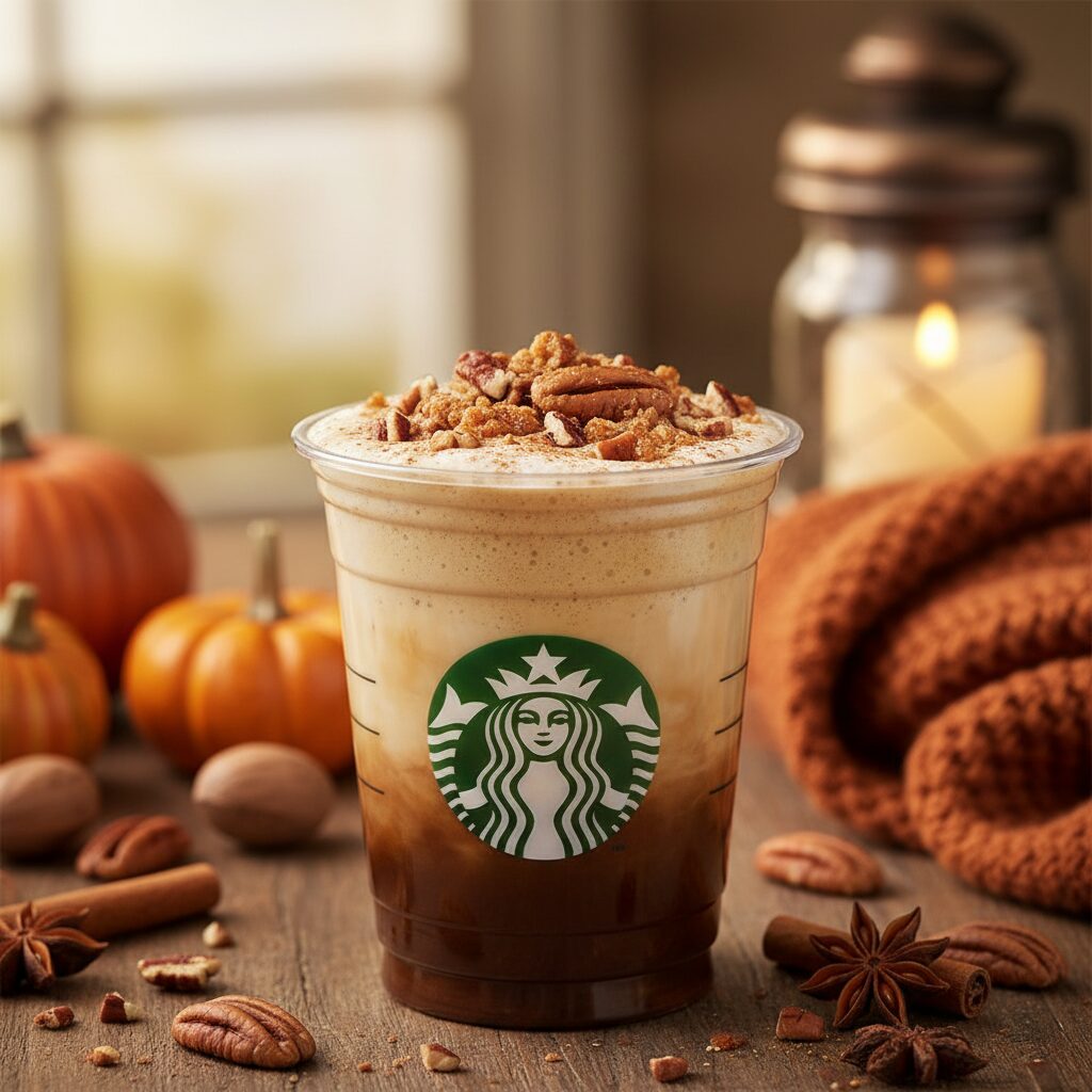 Starbucks Pecan Crunch Oatmilk Latte