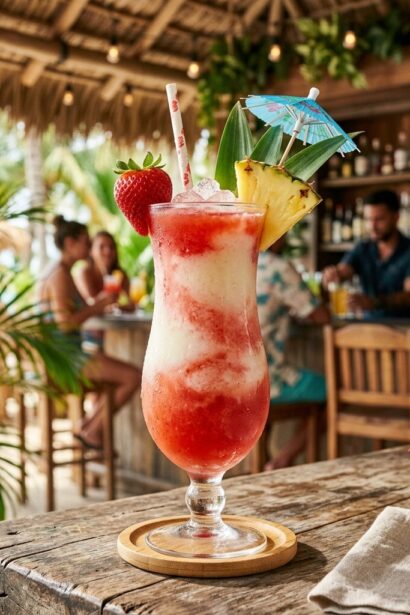 Miami Vice Cocktail Drink Recipe