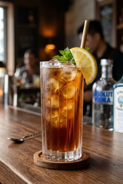 Long Island Cocktail Drink Recipe