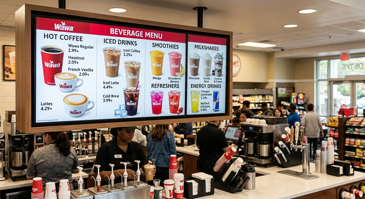 Wawa Drink Menu
