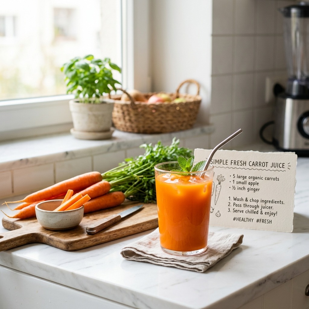 Carrot Drink Recipe Juice