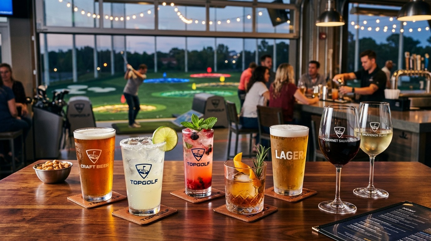 Topgolf Drink Menu