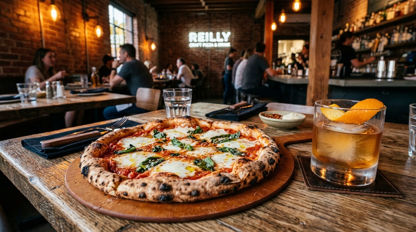 Reilly Craft Pizza and Drink Menu