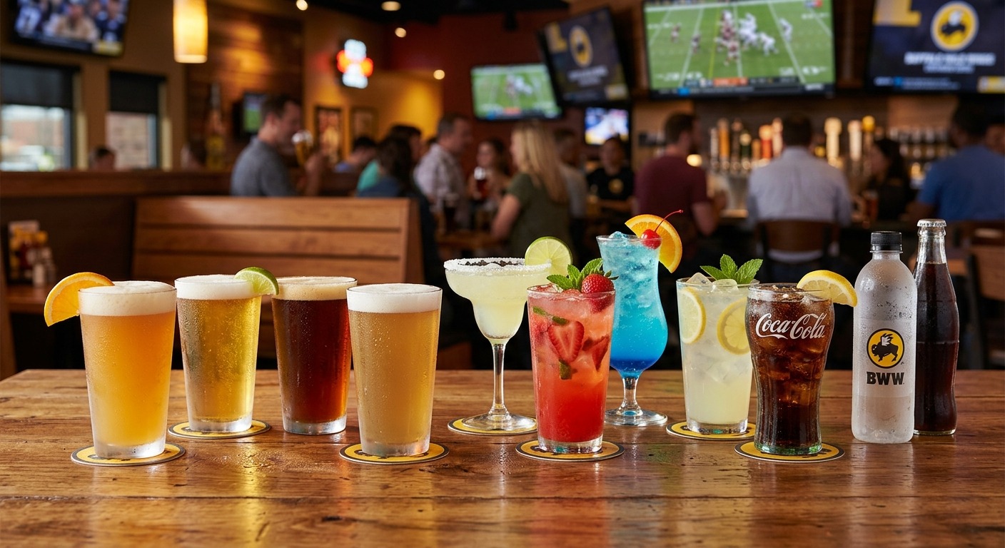 Buffalo Wild Wings Drinks Menu