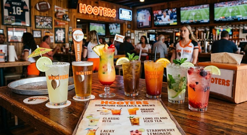 Hooters Drink Menu